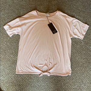 Calia light pink knotted shirt